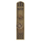 Brass Accents D04-K584 Oxford Door Set - Exterior 3 3/8" x 18"