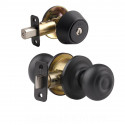 ACCENTRA YH Collection Knob w/ Entry Knob and Single Cylinder Premier Deadbolt