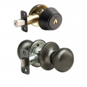 Yale NT-H New Traditions Horizon Entry Knob w/ Single Cylinder Deadbolt Combo Set
