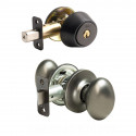 ACCENTRA (formerly Yale) 827-T Heritage Collection Grade 3 Terra Entry Knob w/ Single Cylinder Deadbolt Combo Set