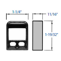 Precision S Strike for Concealed Vertical Rod Devices