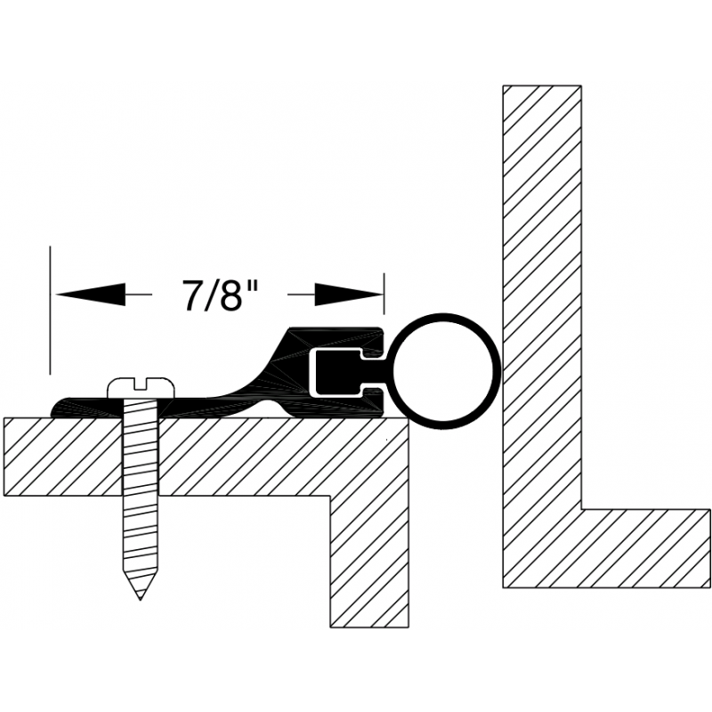 Reese 815 Weatherstrips, Perimeter Seals, 1-3/16