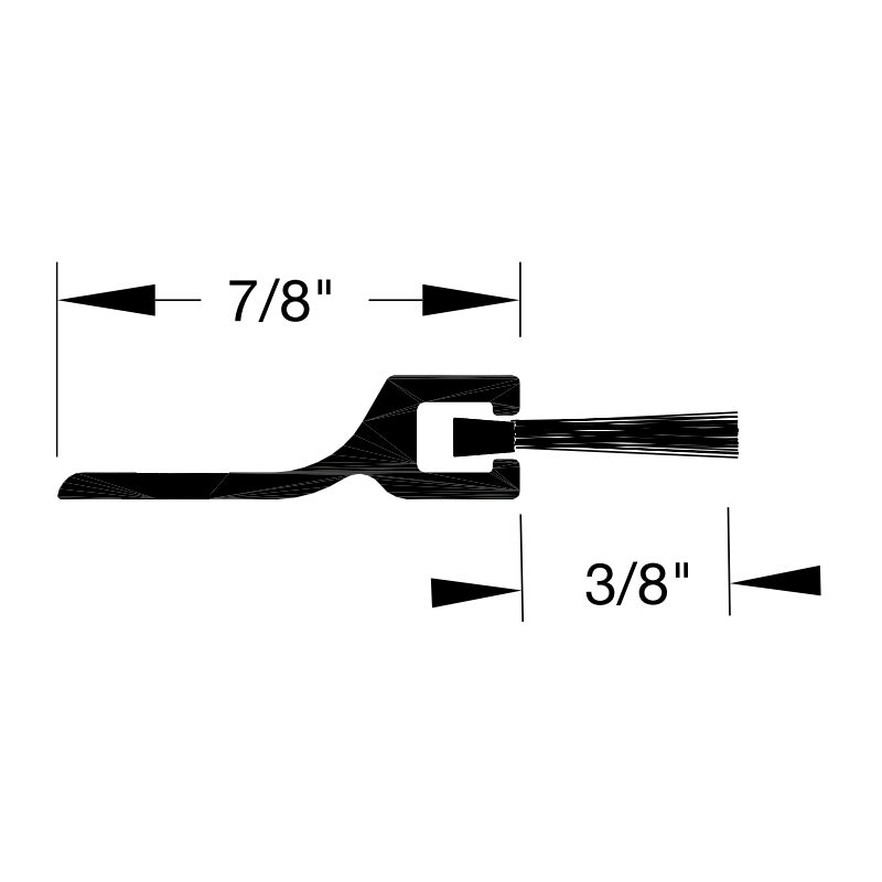 Reese 956 Weatherstrips, Perimeter Seals, 1-1/4