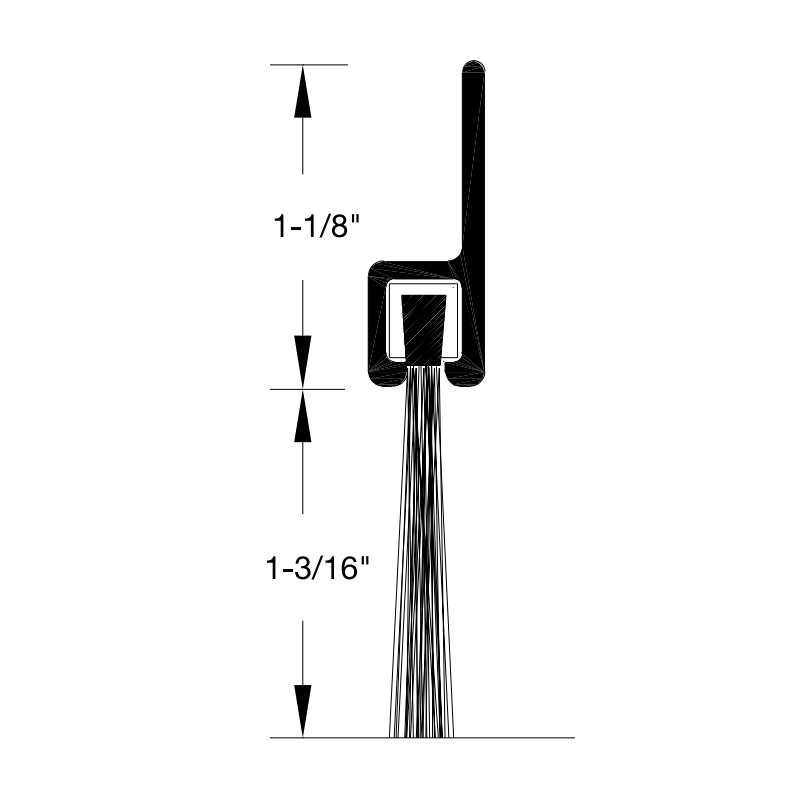 Reese 962 Weatherstrips, Perimeter Seals, 3/8