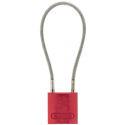 Abus 72/30CAB B Anodized Aluminum Body Padlock w/ Cable