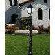 QualArc LMC Lewiston Mailbox, Post, 3 Cast Plates & Bayview Solar Lamp