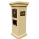 QualArc MAN-STUCOL Manchester NON-LOCKING Stucco Column Mailbox