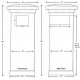 QualArc MAN-STUCOL Manchester NON-LOCKING Stucco Column Mailbox