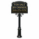 QualArc RCVRE Richvale Real Estate Sign System with Base and Finial Options