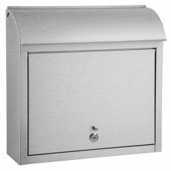 QualArc WF-L33SL Winfield Compton Locking Mailbox, Stainless Steel