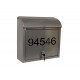 QualArc WF-L33SL Winfield Compton Locking Mailbox, Stainless Steel