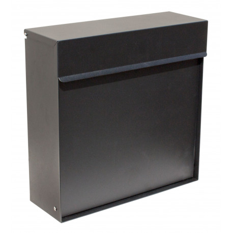QualArc WF-P015 Winfield Covina Locking Mailbox, Black Color