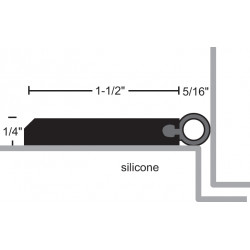 NGP 700SA Neoprene Gasketing Seal 3-Piece Set, Anodized Aluminum