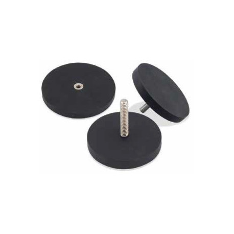 Magnet Source NADR Rubber Coated Neodymium Threaded Assembly