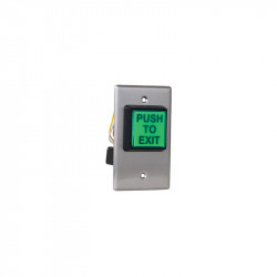 Camden CM-30 Series Square Illuminated Push/Exit Switch with Adjustable 30 Second Timer