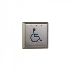 Camden CM-45/46 Series Stainless Steel 4 1/2" Square Push Plate