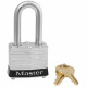 Master Lock 3 Laminated Steel Safety  Padlock (40mm) w/ Colored Bumper