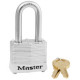 Master Lock 3 Laminated Steel Safety  Padlock (40mm) w/ Colored Bumper