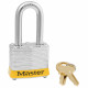 Master Lock 3 Laminated Steel Safety  Padlock (40mm) w/ Colored Bumper