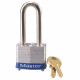 Master Lock 3 Laminated Steel Safety  Padlock (40mm) w/ Colored Bumper