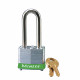 Master Lock 3 Laminated Steel Safety  Padlock (40mm) w/ Colored Bumper