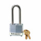 Master Lock 3 Laminated Steel Safety  Padlock (40mm) w/ Colored Bumper