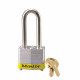 Master Lock 3 Laminated Steel Safety  Padlock (40mm) w/ Colored Bumper