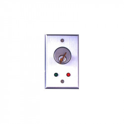 Camden CM-1100 / CM-2000 Flush Mount Single Gang Key Switch - Cast Aluminum Faceplate