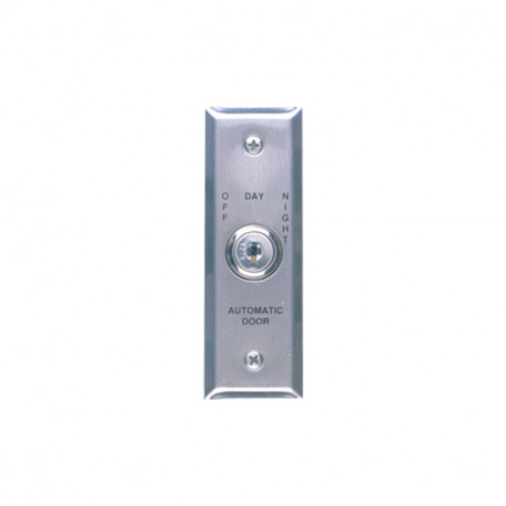 Camden CM-160/170/180 Series Key Switch with Stainless Steel (Narrow Stile) Faceplate