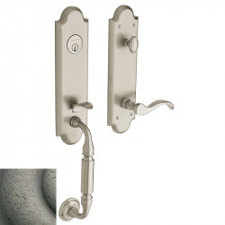 Baldwin Hardware 85350 Manchester Emergency Egress Handleset w/ 5455V Wave Lever