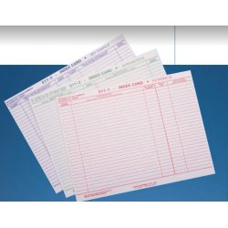 Lund Cross Index Cards, Numerical