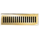 Brass Elegans 116 Solid Cast Brass Contemporary Floor Register