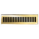 Brass Elegans 116 Solid Cast Brass Contemporary Floor Register