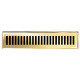 Brass Elegans 116 Solid Cast Brass Contemporary Floor Register