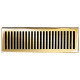 Brass Elegans 116 Solid Cast Brass Contemporary Floor Register