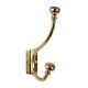 Brass Elegans BE-728 Solid Brass Mission Design/ Mushroom Double Hook
