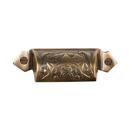 Brass Elegans BE-35 Solid Brass Vintage Raleigh Drawer Pull