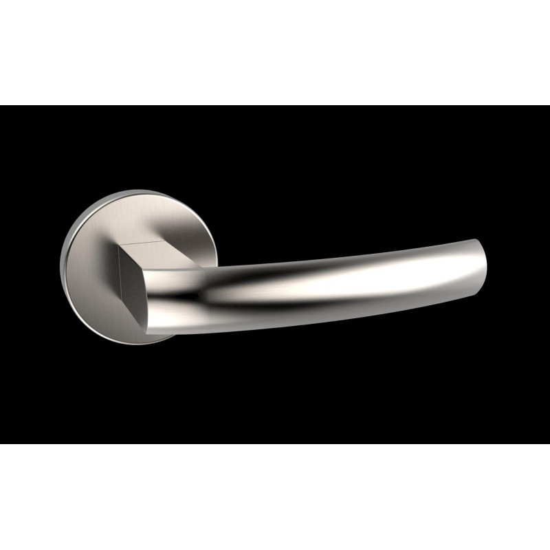 AHI 128 Series Solid Lever Set, Stainless Steel