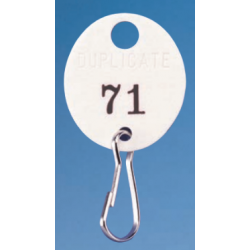 Lund 504 Fiber Duplicate Key Tags, Lot 100