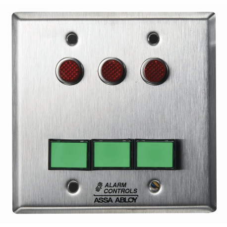 Alarm Controls SLP-3M Double Gang Monitoring/Control Station