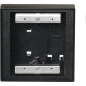 Camden CM-53 Double Wall/Square Mounting Box, Flame/Impact Resistant Black Polymer (ABS), For Use w/ CM-2