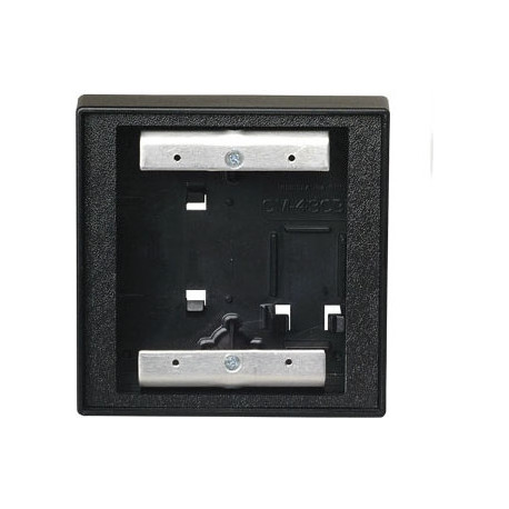 Camden CM-53 Double Wall/Square Mounting Box, Flame/Impact Resistant Black Polymer (ABS), For Use w/ CM-2