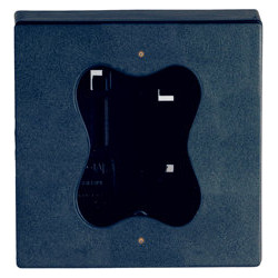 Camden CM-63CBL Double Gang/Square Mounting Box, Flame And Impact Resistant Black Polymer (ABS)