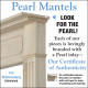 Pearl Mantels 110 Williamsburg Mantel with Interior Opening (Unfinished)