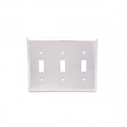 Colonial Bronze 6008-3T Triple Toggle Square Bevel Switch Plate