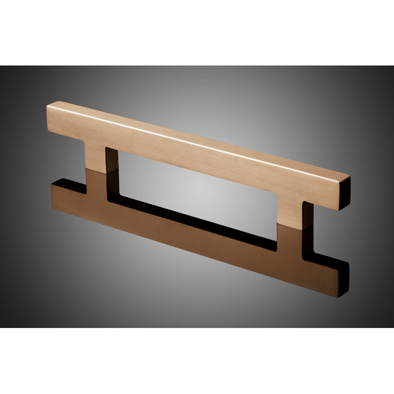 Forms+Surfaces Rectangular HDREC1515/ 2015 Door Pull with Inboard Standoffs