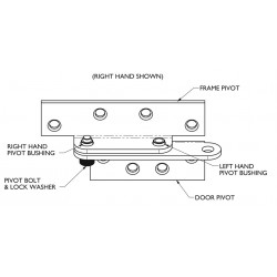 Markar B1923 Reinforcing Pivot Hinge