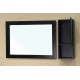 Bellaterra 203129 Mirror Cabinet-Wood-Black-Left Opening   - Mirror:30.5x1x23.6, Cabinet: 8.8x5.5x23.6"