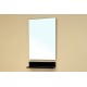 Bellaterra 203145 Mirror Wood Frame - Espresso - 19.7x6x31.5"