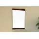 Bellaterra 804381 19.7 In Mirror - Dark Walnut - Wood - 19.7"